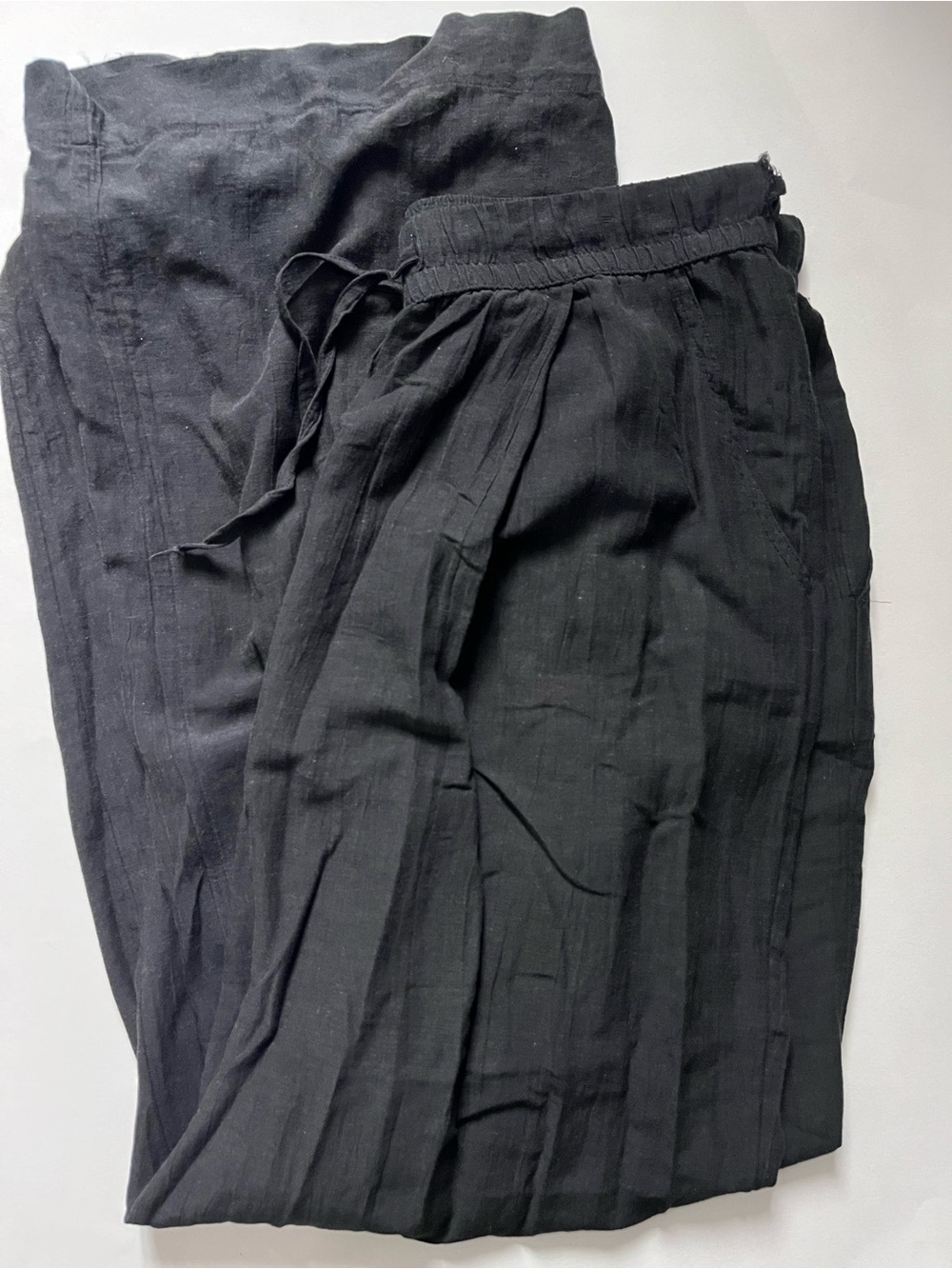 GAP Linen Blend Wide Leg Pants